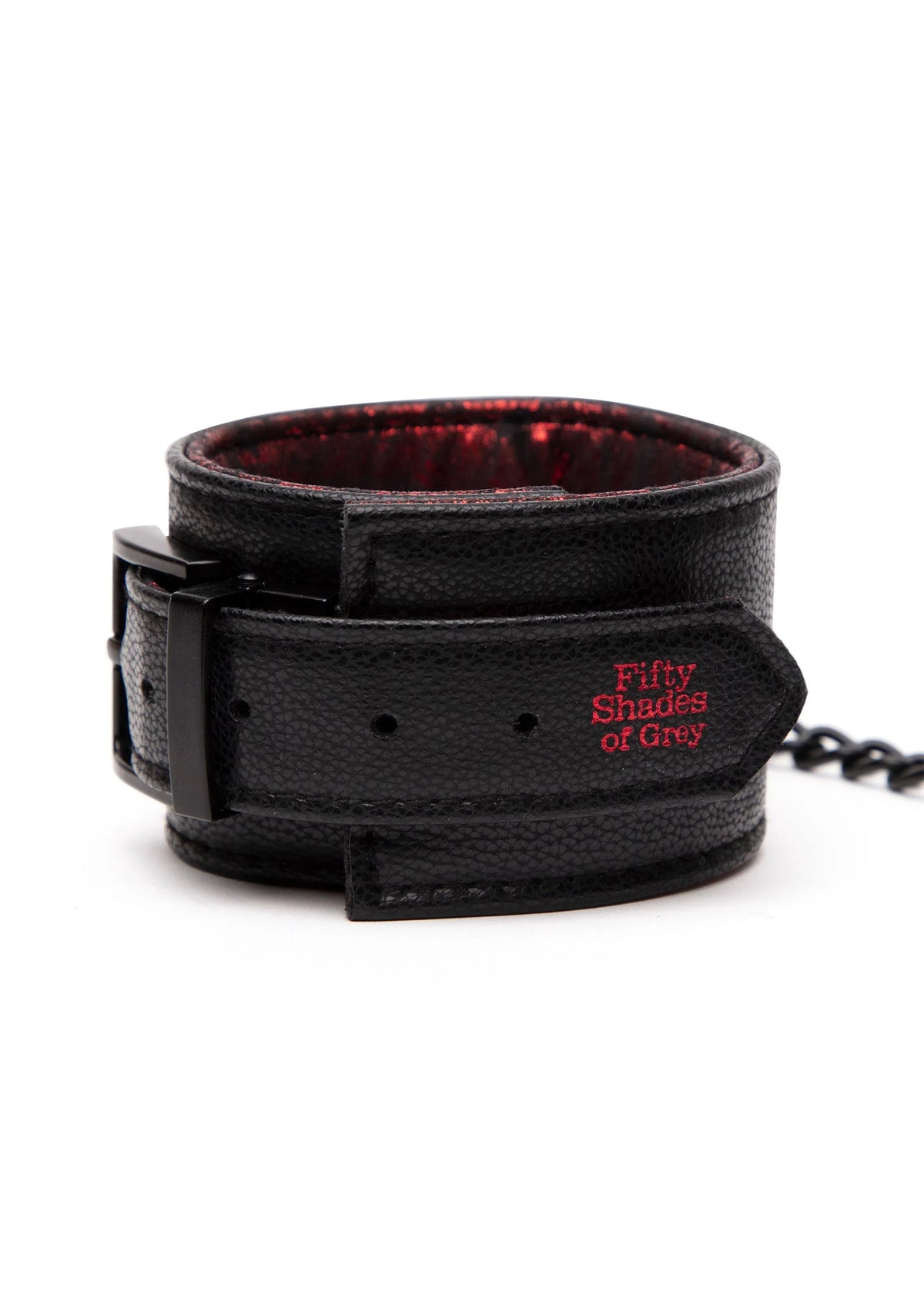 Bestel: Reverse PU Leather Wrist Cuffs by Fifty Shades Of Grey - bij Happytoys: de erotische sex webshop | liever Happy dan Easy ⭐⭐⭐⭐⭐