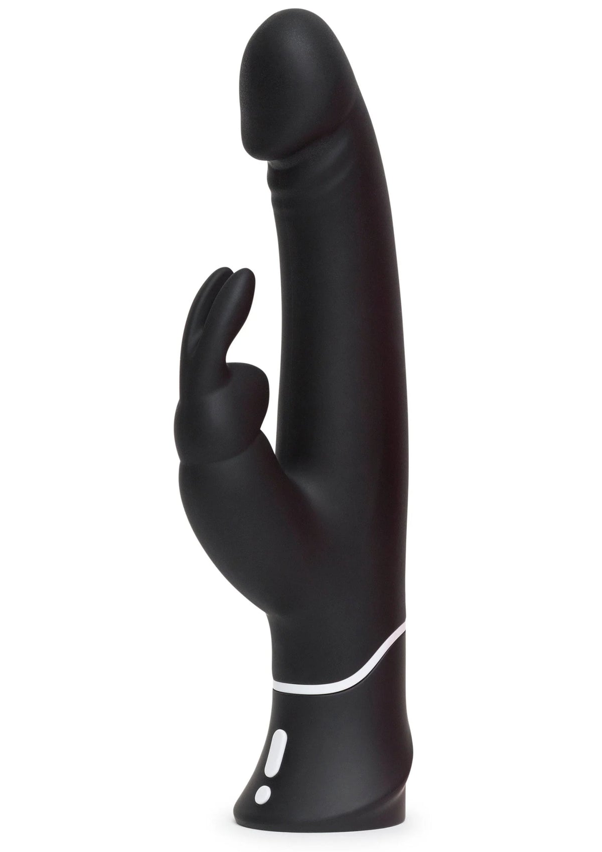 Bestel: Realistic Rabbit Vibrator by Happy Rabbit - bij Happytoys: de erotische sex webshop | liever Happy dan Easy ⭐⭐⭐⭐⭐ - Default Title - 29157 - BLACK