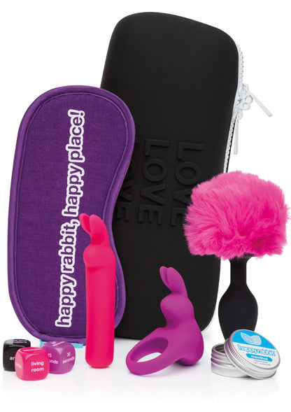 Bestel: Couple's Pleasure Kit by Happy Rabbit - bij Happytoys: de erotische sex webshop | liever Happy dan Easy ⭐⭐⭐⭐⭐ - Default Title - 29158 - BLACK