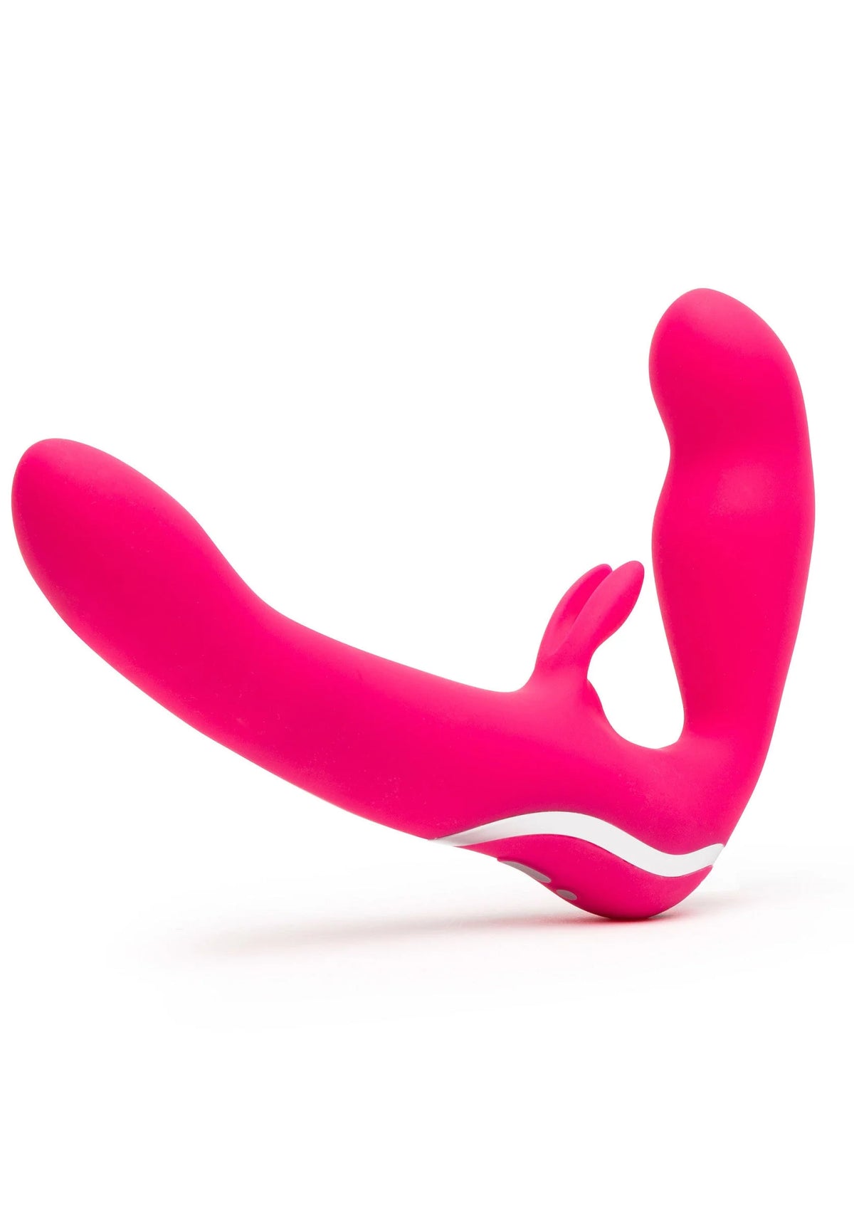 Bestel: Vibrating Strapless Strap On Vibrator by Happy Rabbit - bij Happytoys: de erotische sex webshop | liever Happy dan Easy ⭐⭐⭐⭐⭐ - Default Title - 29159 - PINK