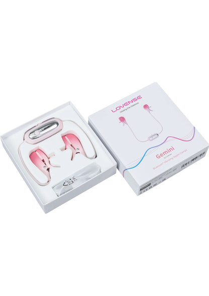 Bestel: Lovense Gemini Nippleclamp - bij Happytoys: de erotische sex webshop | liever Happy dan Easy ⭐⭐⭐⭐⭐