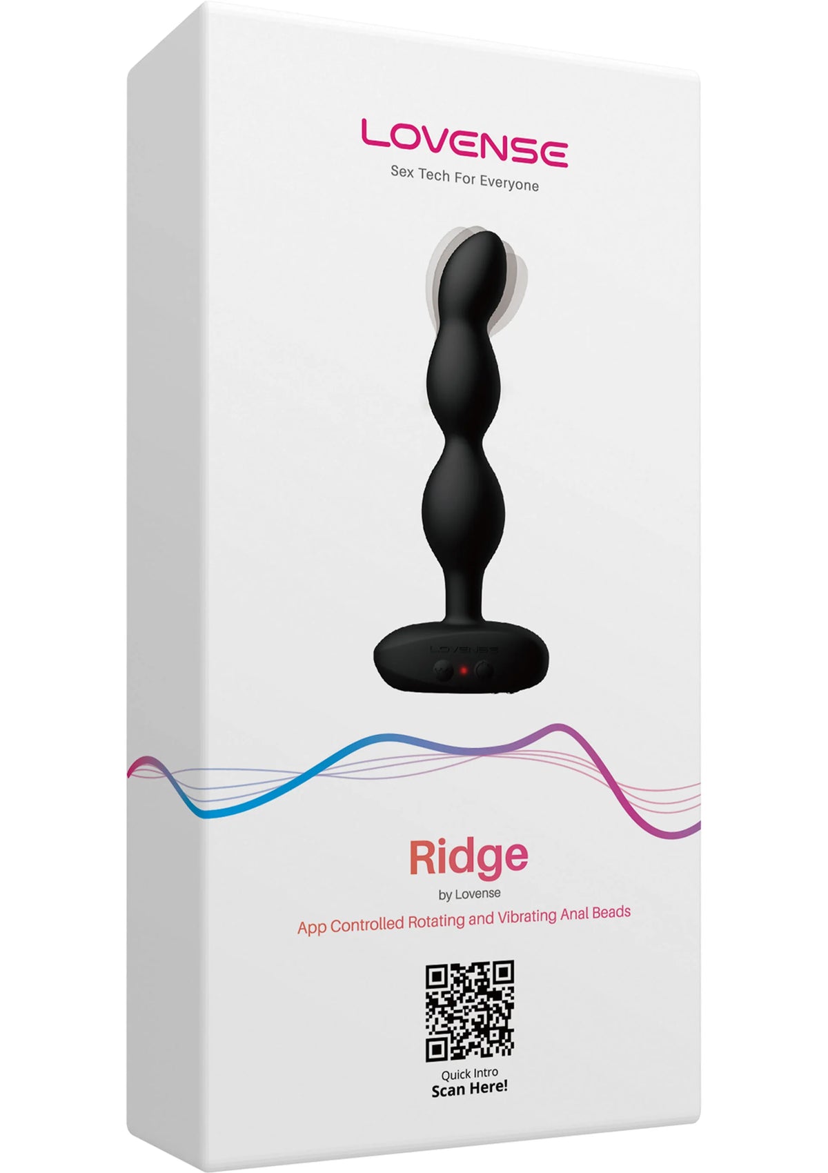 Bestel: Ridge Anal Beads by Lovesense - bij Happytoys: de erotische sex webshop | liever Happy dan Easy ⭐⭐⭐⭐⭐