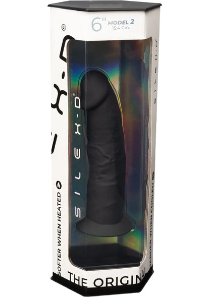 Bestel: Dong Model 6 inch Black by Silex - D - bij Happytoys: de erotische sex webshop | liever Happy dan Easy ⭐⭐⭐⭐⭐