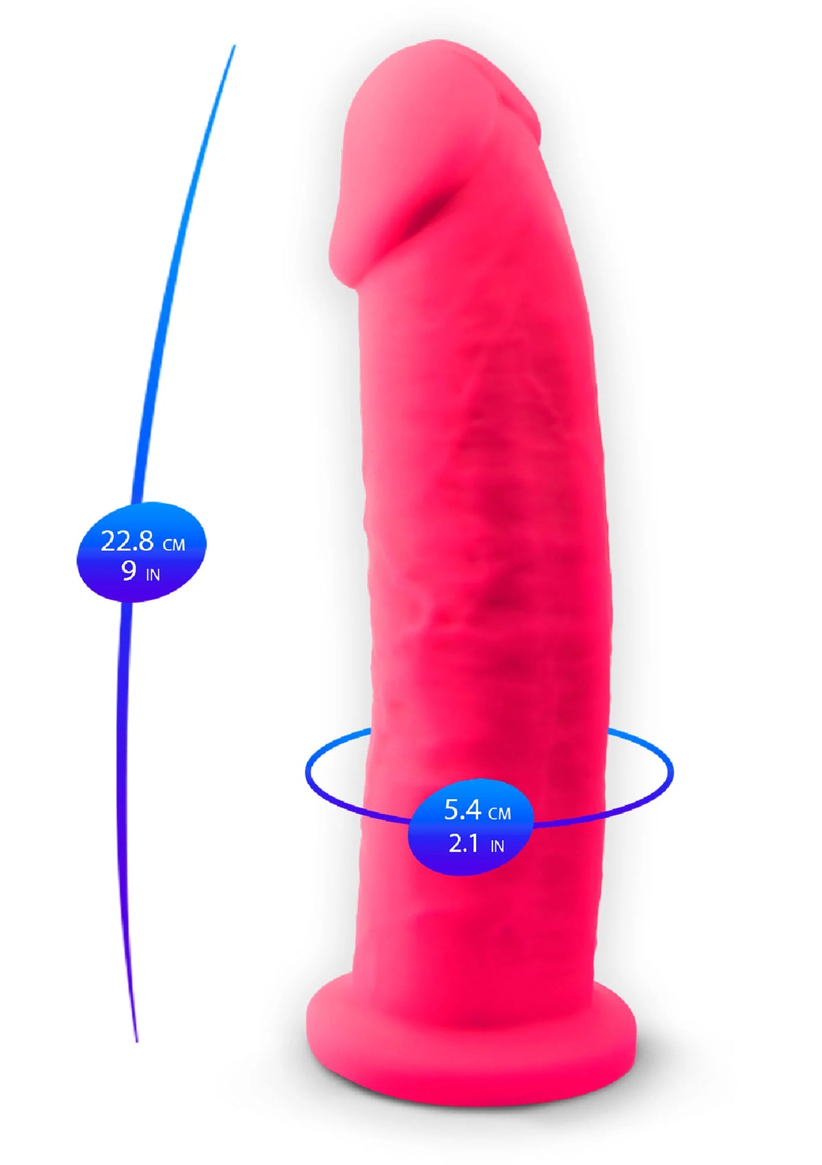 Bestel: Dong Model 9 inch by Silex - D - bij Happytoys: de erotische sex webshop | liever Happy dan Easy ⭐⭐⭐⭐⭐