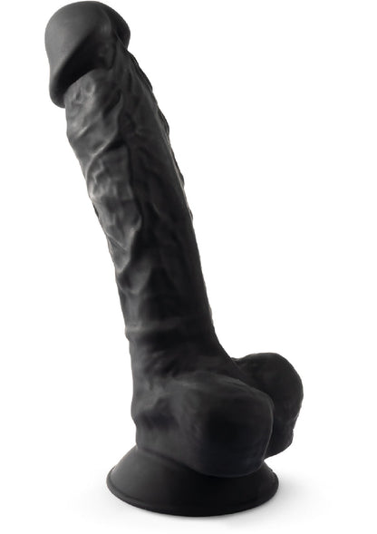 Bestel: Dildo Model 8 inch by Silex - D The original - bij Happytoys: de erotische sex webshop | liever Happy dan Easy ⭐⭐⭐⭐⭐ - Zwart - 29704 - BLACK