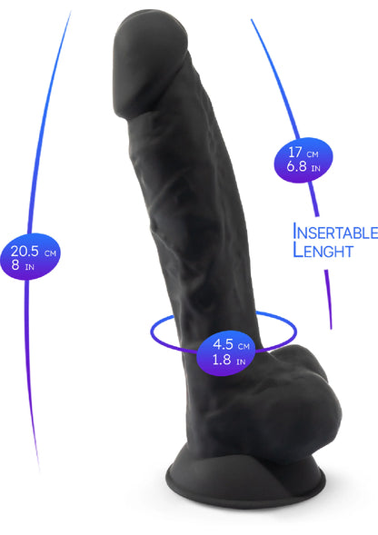 Bestel: Dildo Model 8 inch by Silex - D The original - bij Happytoys: de erotische sex webshop | liever Happy dan Easy ⭐⭐⭐⭐⭐