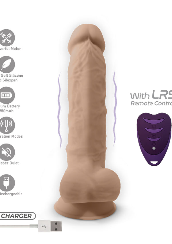 Bestel: Dildo Vibrating Model 8 inch by Silex - D Vibrating - bij Happytoys: de erotische sex webshop | liever Happy dan Easy ⭐⭐⭐⭐⭐