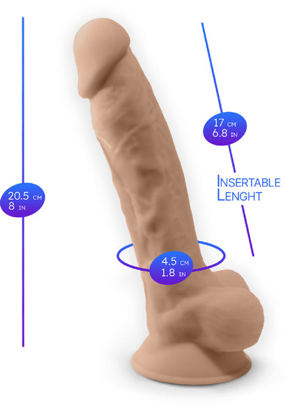 Bestel: Dildo Vibrating Model 8 inch by Silex - D Vibrating - bij Happytoys: de erotische sex webshop | liever Happy dan Easy ⭐⭐⭐⭐⭐