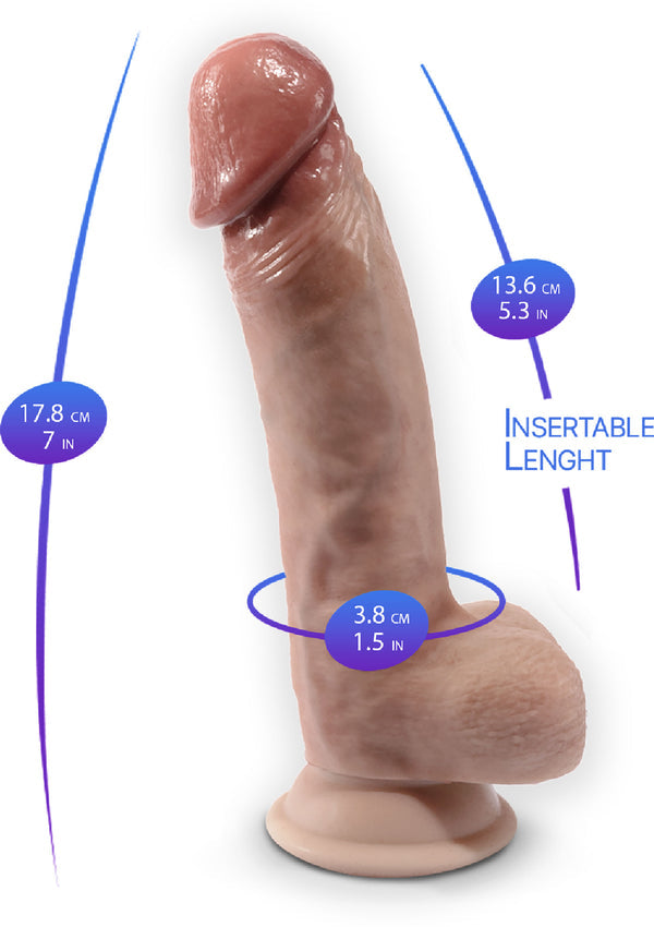 Bestel: Premium Dildo Model 1 - 7 inch by Silex - D Real Feel - bij Happytoys: de erotische sex webshop | liever Happy dan Easy ⭐⭐⭐⭐⭐