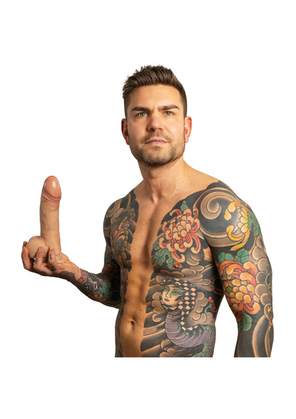 Bestel: Juan Lucho Signature Dildo 8 Inch by Silex - D Real Feel - bij Happytoys: de erotische sex webshop | liever Happy dan Easy ⭐⭐⭐⭐⭐