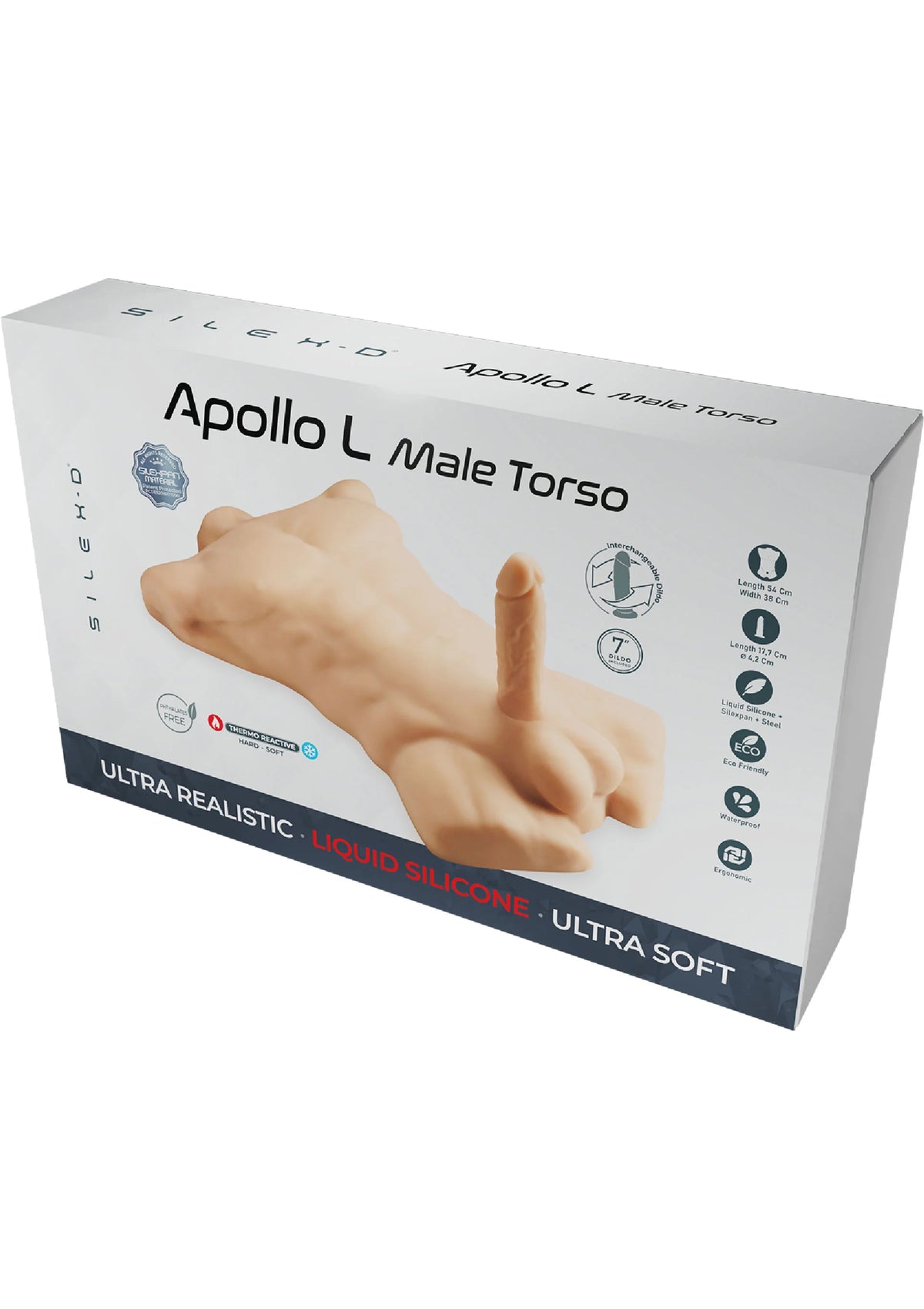 Bestel: Silicone Torso Large by Silex - D - bij Happytoys: de erotische sex webshop | liever Happy dan Easy ⭐⭐⭐⭐⭐