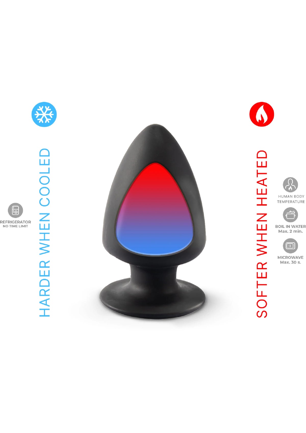 Bestel: Plug Model 1 - Large by Silex - D The Original - bij Happytoys: de erotische sex webshop | liever Happy dan Easy ⭐⭐⭐⭐⭐ - Default Title - 29748 - BLACK
