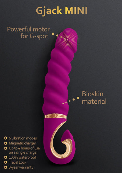 Bestel: Gjack Mini vibrator by G - Vibe - bij Happytoys: de erotische sex webshop | liever Happy dan Easy ⭐⭐⭐⭐⭐