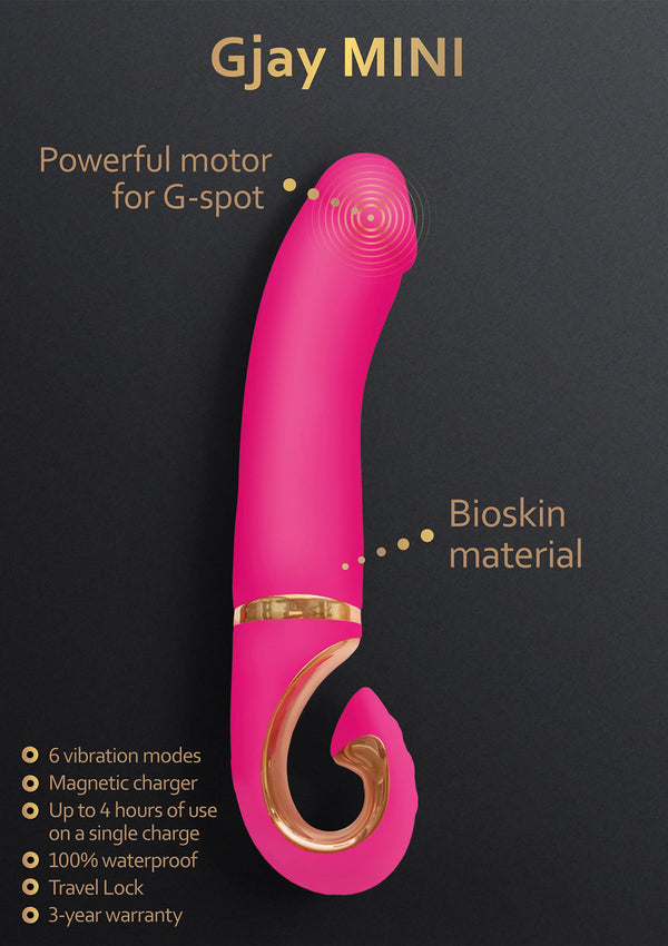 Bestel: Gjay Mini vibrator by GVibe - bij Happytoys: de erotische sex webshop | liever Happy dan Easy ⭐⭐⭐⭐⭐