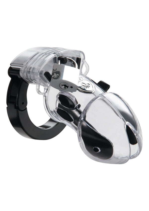 Bestel: Pubic Enemy No. 1 Cock Cage by MyStim - bij Happytoys: de erotische sex webshop | liever Happy dan Easy ⭐⭐⭐⭐⭐ - Default Title - 33522 - CLEAR