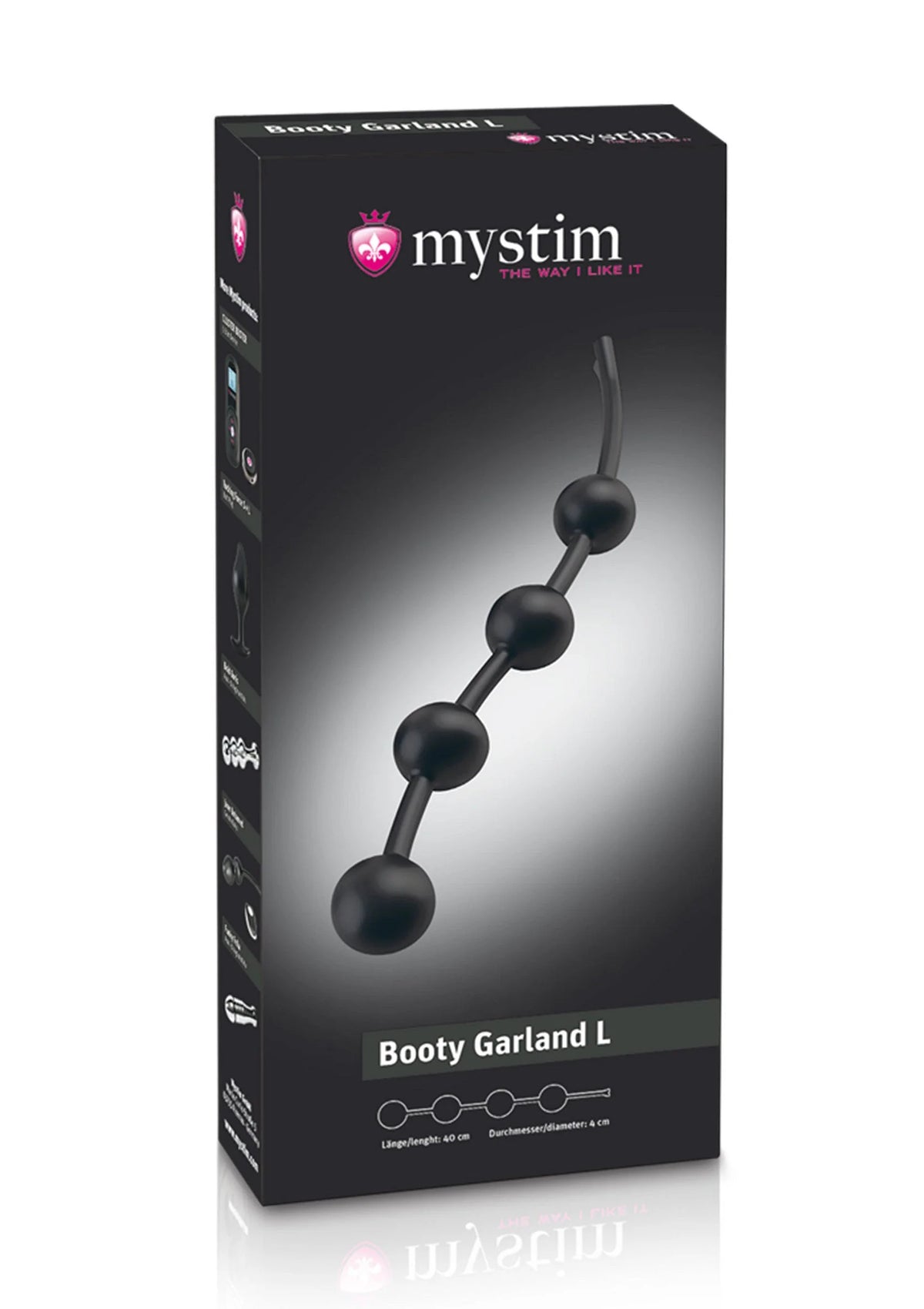 Bestel: Booty Garland Anal Chain L by MyStim - bij Happytoys: de erotische sex webshop | liever Happy dan Easy ⭐⭐⭐⭐⭐