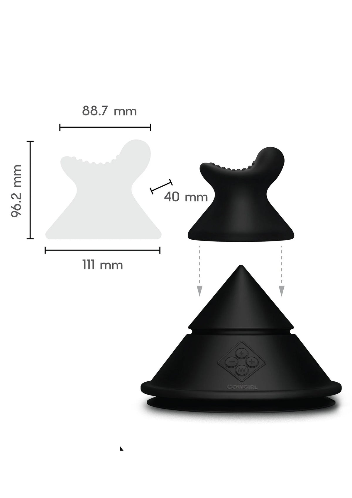 Bestel: The Cowgirl Cone Sex Machine by Cowgirl - bij Happytoys: de erotische sex webshop | liever Happy dan Easy ⭐⭐⭐⭐⭐