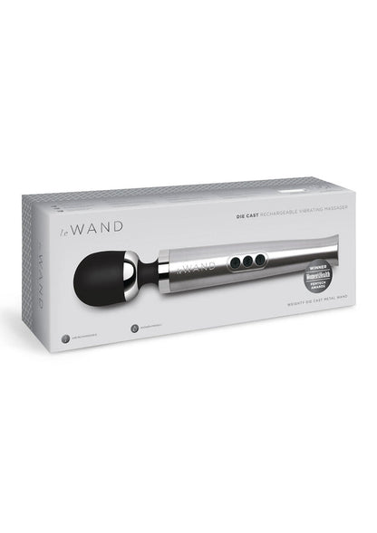 Bestel: Die Cast Rechargeable Vibrating Massager by Le Wand - bij Happytoys: de erotische sex webshop | liever Happy dan Easy ⭐⭐⭐⭐⭐