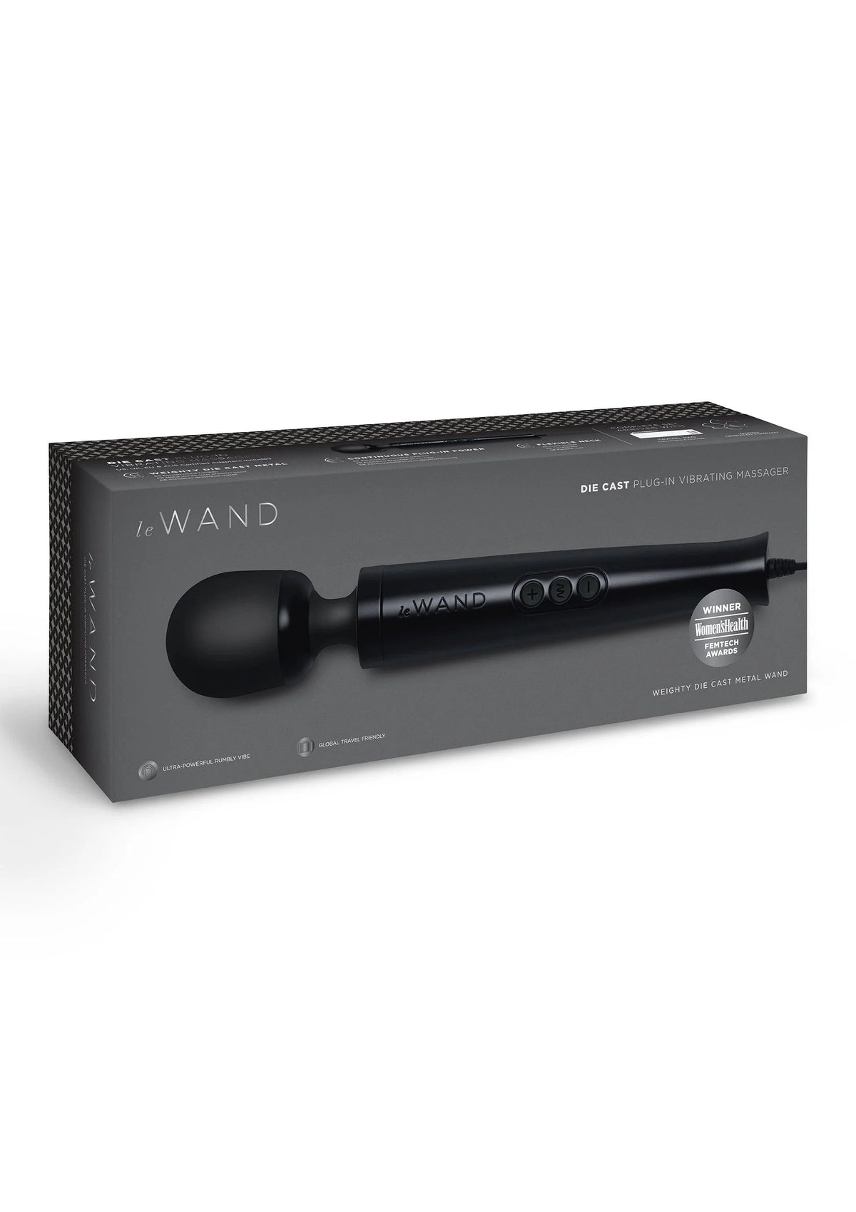 Bestel: Le Wand Die Cast Plug - In Vibrating Massager - bij Happytoys: de erotische sex webshop | liever Happy dan Easy ⭐⭐⭐⭐⭐
