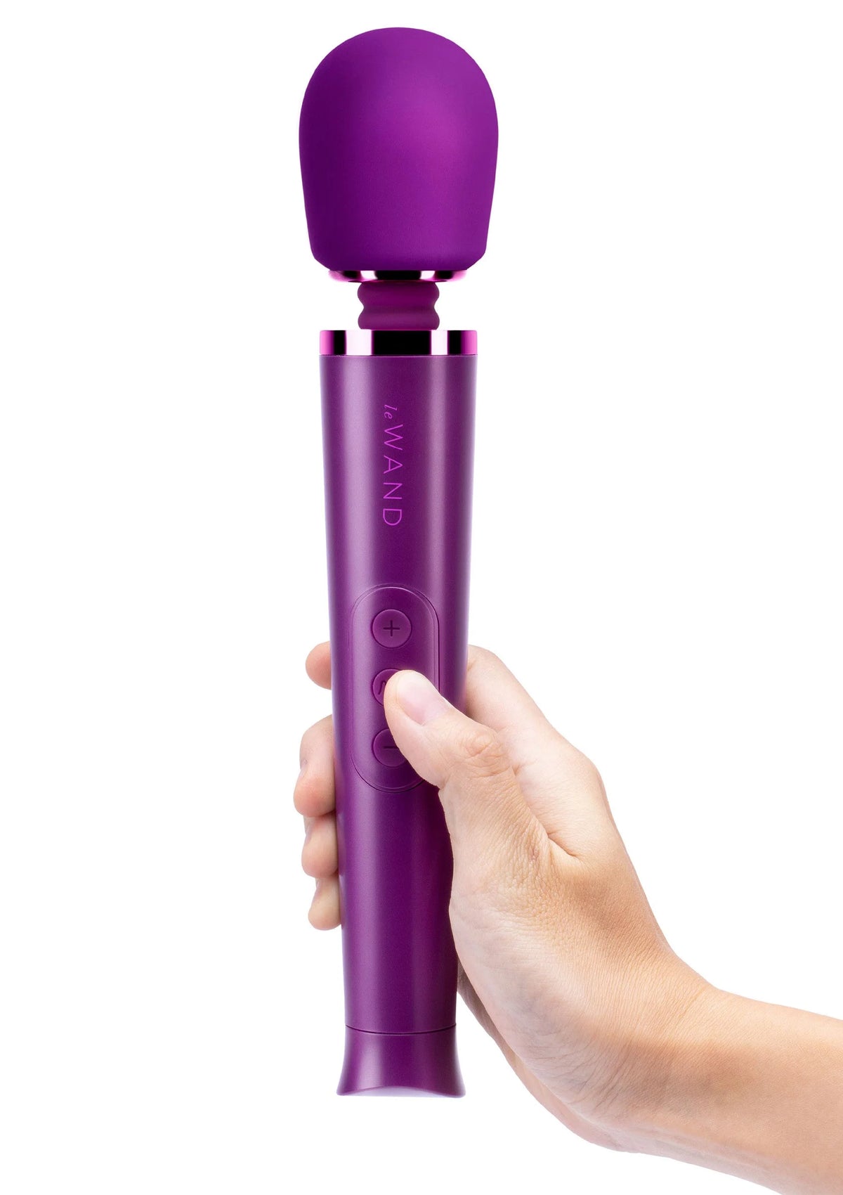 Bestel: Petite Rechargeable Wand Vibrator by Le Wand - bij Happytoys: de erotische sex webshop | liever Happy dan Easy ⭐⭐⭐⭐⭐ - Paars - 35321 - PURPLE