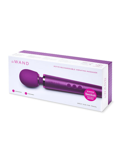 Bestel: Petite Rechargeable Wand Vibrator by Le Wand - bij Happytoys: de erotische sex webshop | liever Happy dan Easy ⭐⭐⭐⭐⭐