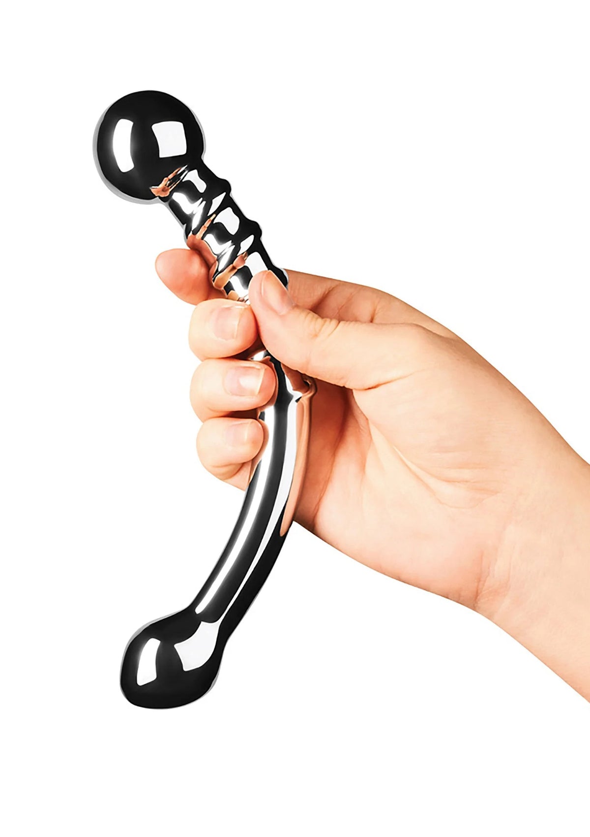 Bestel: Chrome Bow butplug by Le Wand - bij Happytoys: de erotische sex webshop | liever Happy dan Easy ⭐⭐⭐⭐⭐