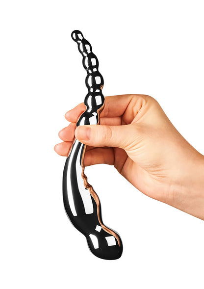 Bestel: Chrome Swerve by LeWand - bij Happytoys: de erotische sex webshop | liever Happy dan Easy ⭐⭐⭐⭐⭐