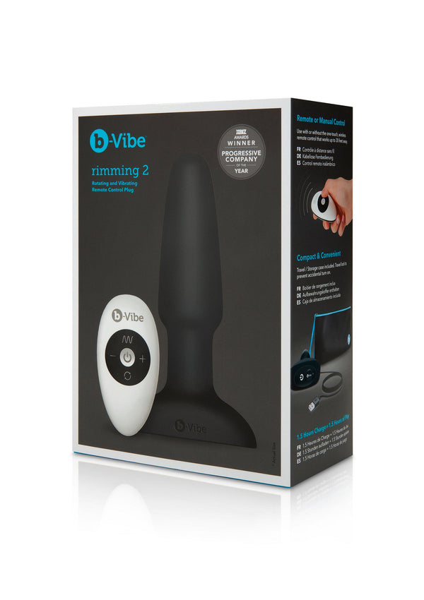b-Vibe Rimming remote controlled anal Plug 2 by B-Vibe