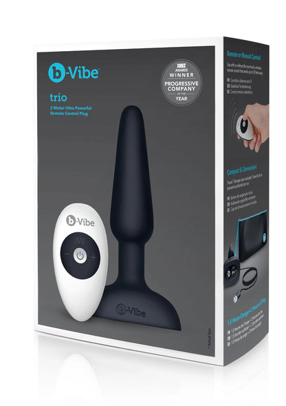 Bestel: Trio Plug by B - Vibe - bij Happytoys: de erotische sex webshop | liever Happy dan Easy ⭐⭐⭐⭐⭐