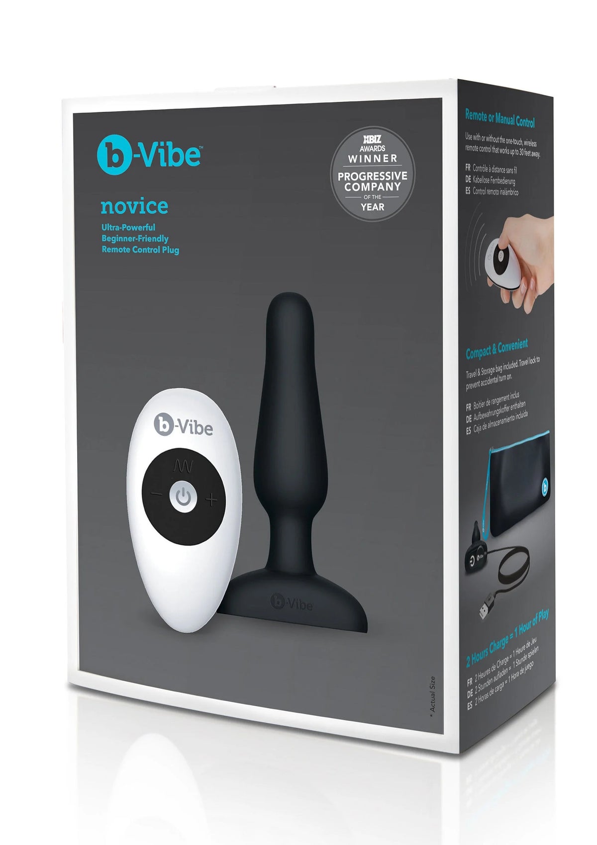 Bestel: B - Vibe Novice Plug by B - Vibe - bij Happytoys: de erotische sex webshop | liever Happy dan Easy ⭐⭐⭐⭐⭐