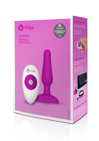 Bestel: B - Vibe Novice Plug by B - Vibe - bij Happytoys: de erotische sex webshop | liever Happy dan Easy ⭐⭐⭐⭐⭐