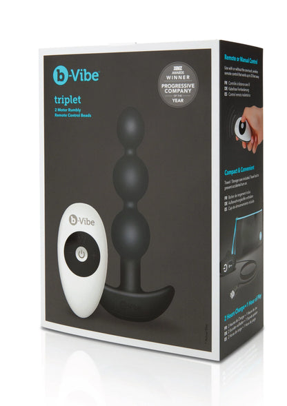 Bestel: Triplet Anal Beads by B - Vibe - bij Happytoys: de erotische sex webshop | liever Happy dan Easy ⭐⭐⭐⭐⭐