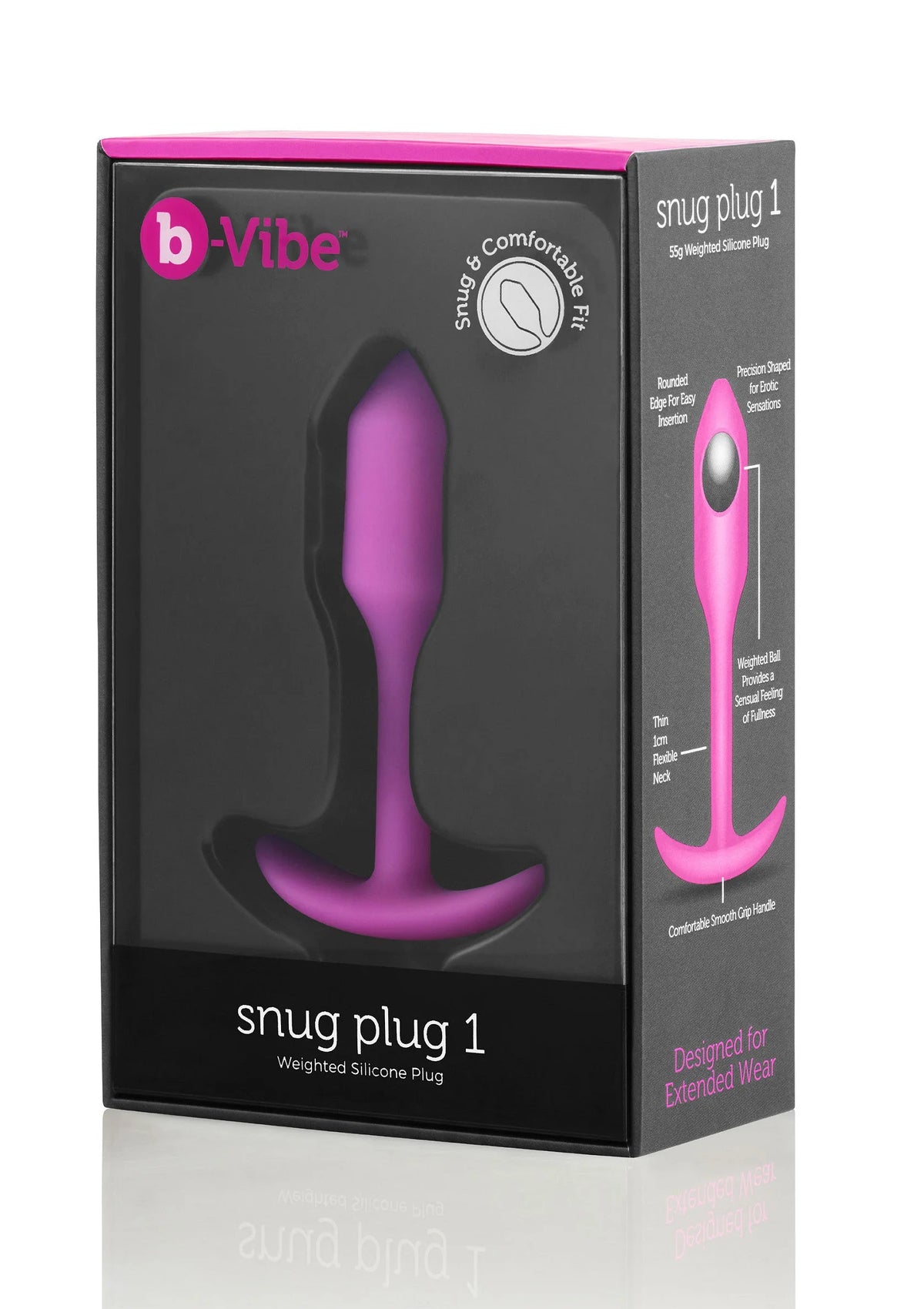 Bestel: Snug Plug 1 by B - Vibe - bij Happytoys: de erotische sex webshop | liever Happy dan Easy ⭐⭐⭐⭐⭐