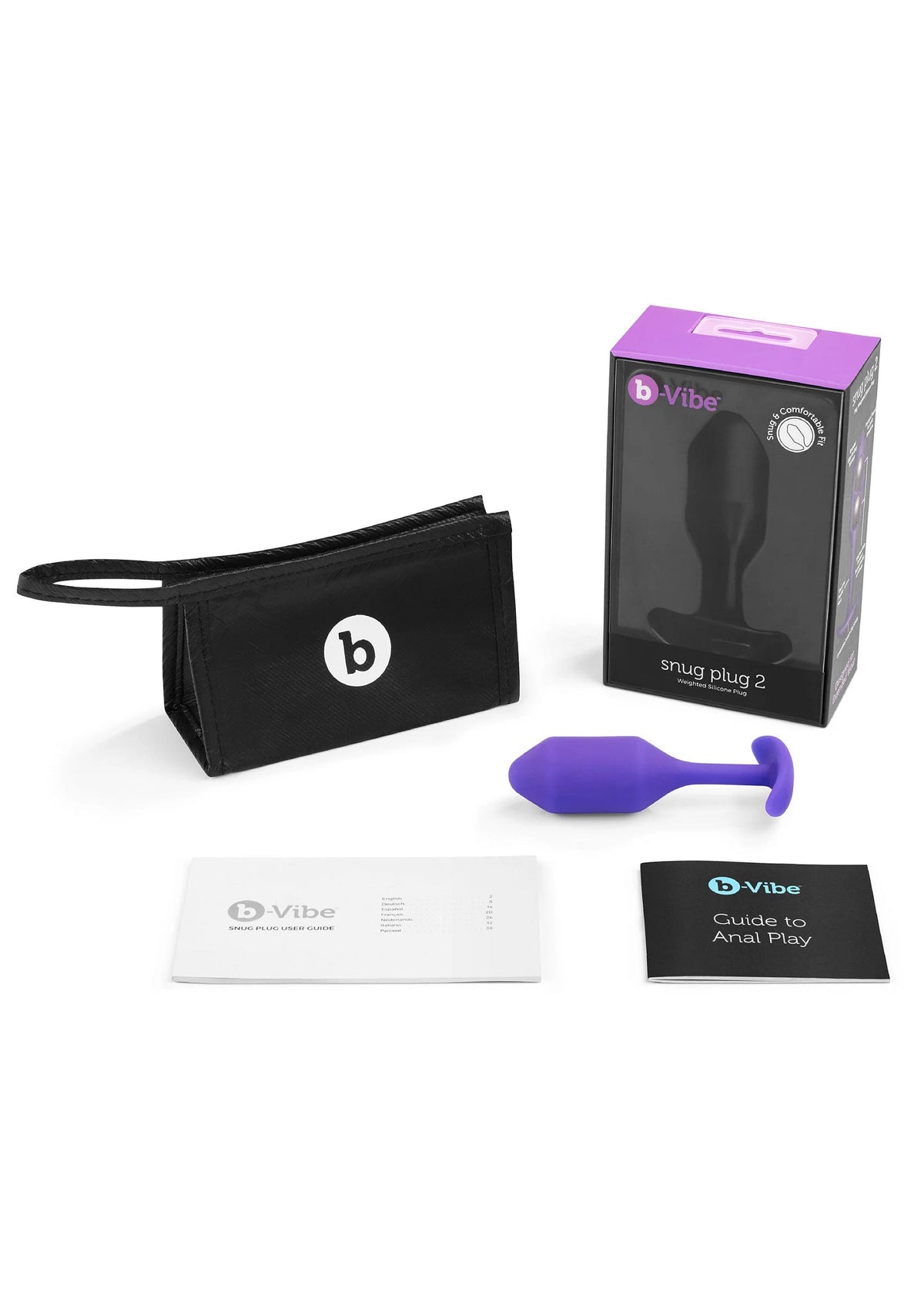 Bestel: B - Vibe Snug Plug 2 by B - Vibe - bij Happytoys: de erotische sex webshop | liever Happy dan Easy ⭐⭐⭐⭐⭐