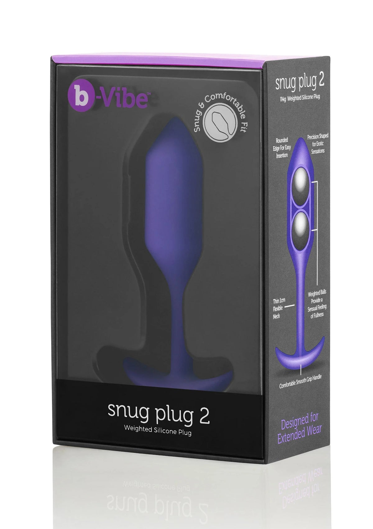 Bestel: B - Vibe Snug Plug 2 by B - Vibe - bij Happytoys: de erotische sex webshop | liever Happy dan Easy ⭐⭐⭐⭐⭐