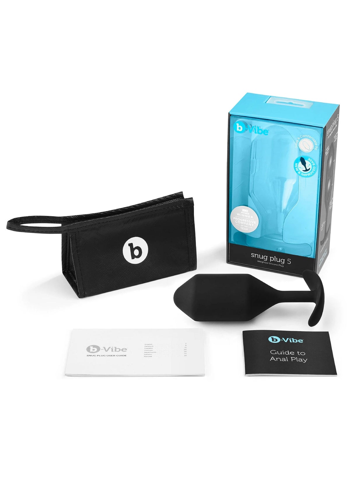 Bestel: Snug Plug 5 by B - Vibe - bij Happytoys: de erotische sex webshop | liever Happy dan Easy ⭐⭐⭐⭐⭐