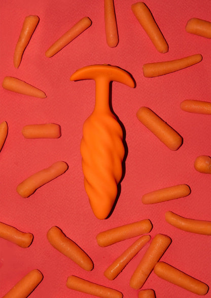 Bestel: Swirl Texture Plug by B - Vibe - bij Happytoys: de erotische sex webshop | liever Happy dan Easy ⭐⭐⭐⭐⭐