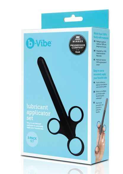 Bestel: Lube Applicator 3pcs by B - Vibe - bij Happytoys: de erotische sex webshop | liever Happy dan Easy ⭐⭐⭐⭐⭐