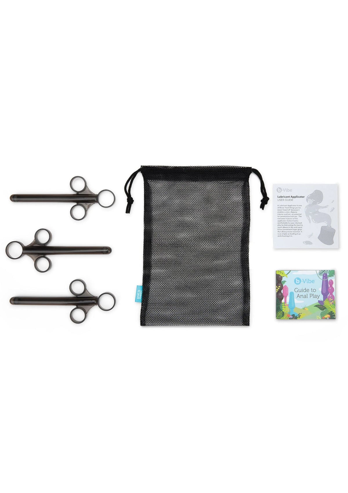 Bestel: Lube Applicator 3pcs by B - Vibe - bij Happytoys: de erotische sex webshop | liever Happy dan Easy ⭐⭐⭐⭐⭐