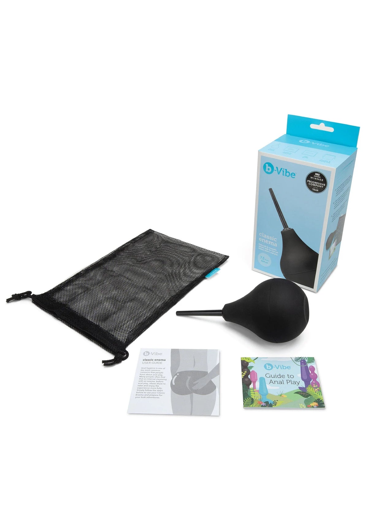 Bestel: Classic Enema Anaal douche by B - Vibe - bij Happytoys: de erotische sex webshop | liever Happy dan Easy ⭐⭐⭐⭐⭐