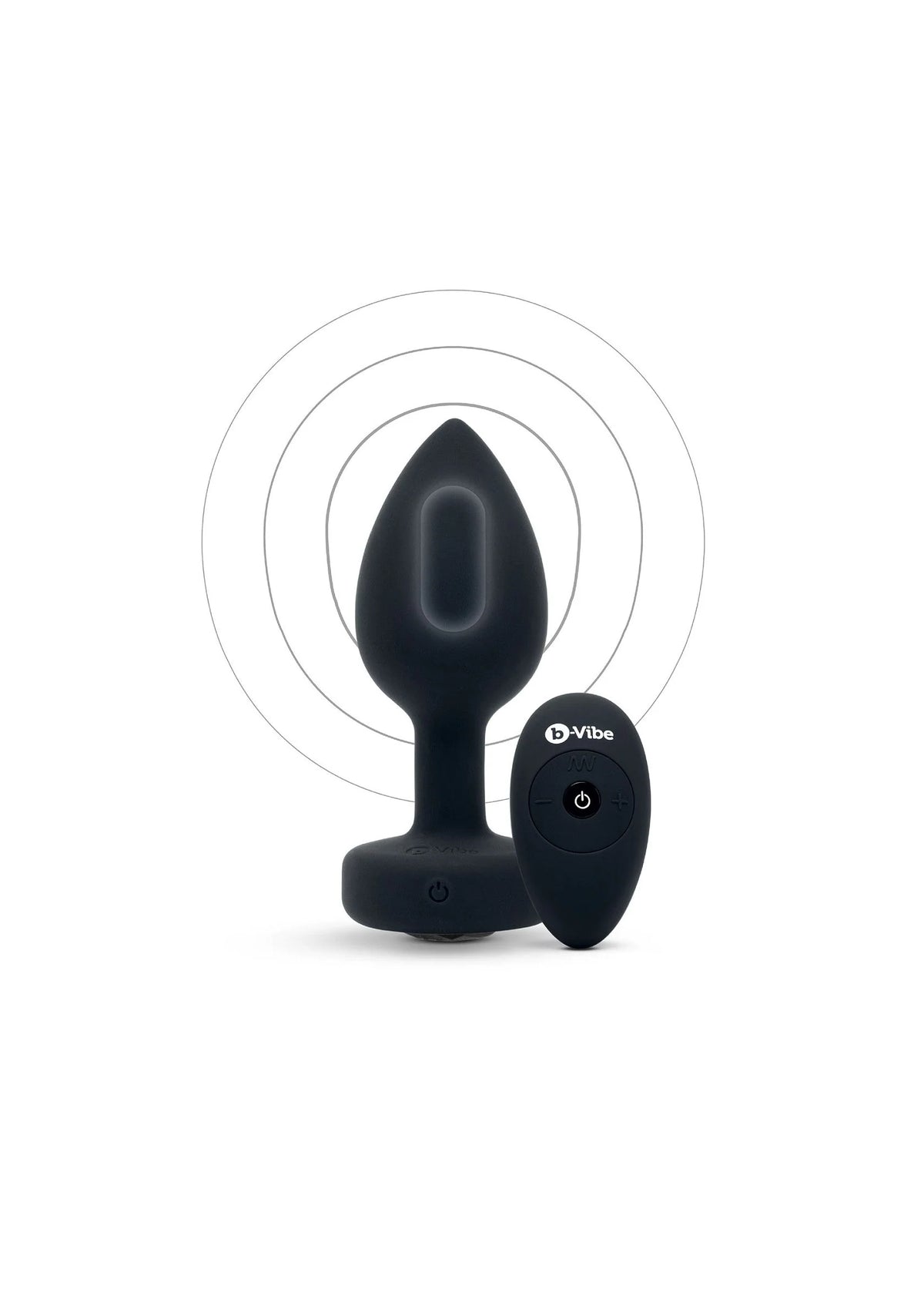 Bestel: Vibrating Jewel Plug M/L by B - Vibe - bij Happytoys: de erotische sex webshop | liever Happy dan Easy ⭐⭐⭐⭐⭐ - Default Title - 35444 - BLACK