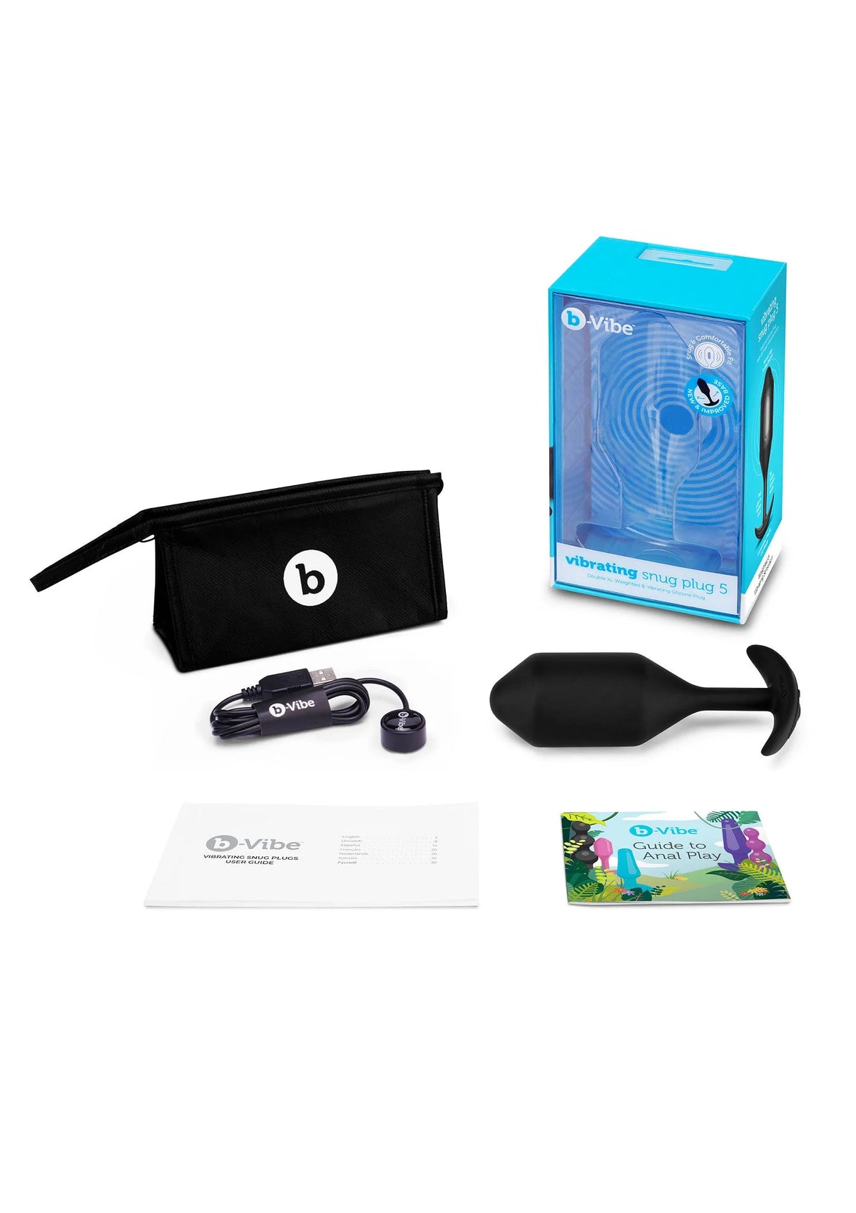 Bestel: Vibrating Snug Plug XXL by B - Vibe - bij Happytoys: de erotische sex webshop | liever Happy dan Easy ⭐⭐⭐⭐⭐