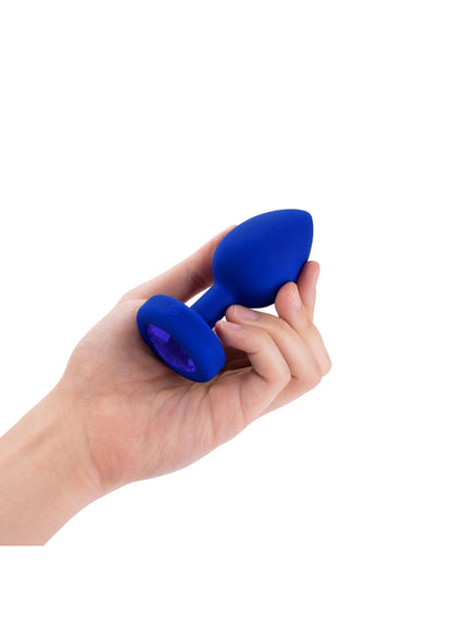 Bestel: Vibrating Jewel Plug L/XL by B - Vibe - bij Happytoys: de erotische sex webshop | liever Happy dan Easy ⭐⭐⭐⭐⭐