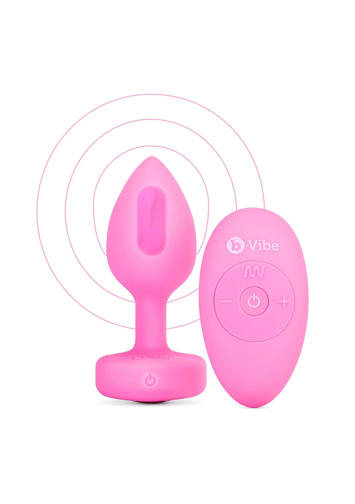 Bestel: Vibrating Heart Plug S/M by B - Vibe - bij Happytoys: de erotische sex webshop | liever Happy dan Easy ⭐⭐⭐⭐⭐ - Default Title - 35454 - PINK