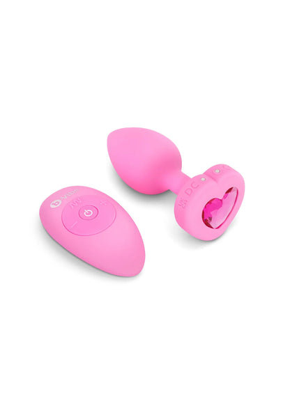 Bestel: Vibrating Heart Plug S/M by B - Vibe - bij Happytoys: de erotische sex webshop | liever Happy dan Easy ⭐⭐⭐⭐⭐