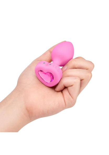 Bestel: Vibrating Heart Plug S/M by B - Vibe - bij Happytoys: de erotische sex webshop | liever Happy dan Easy ⭐⭐⭐⭐⭐