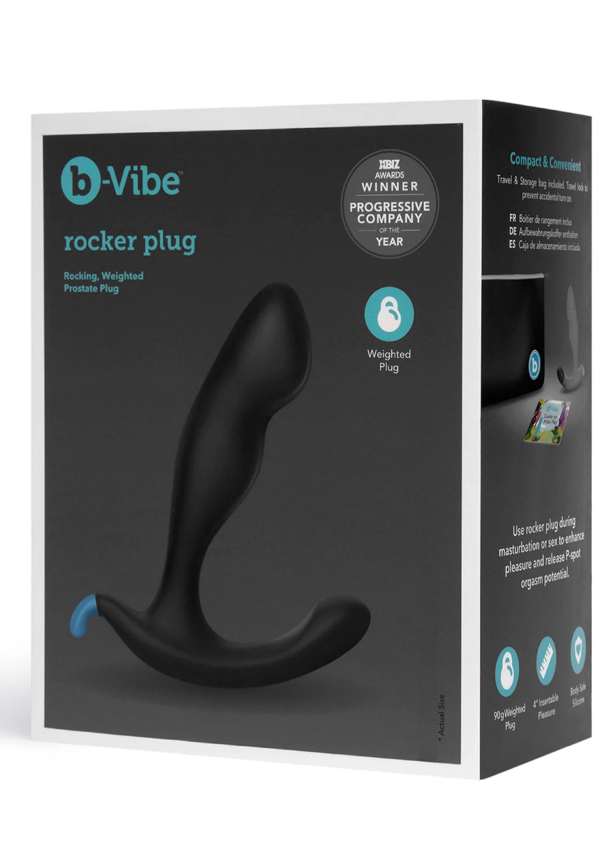 Bestel: Rocker Plug Buttplug by B - Vibe - bij Happytoys: de erotische sex webshop | liever Happy dan Easy ⭐⭐⭐⭐⭐