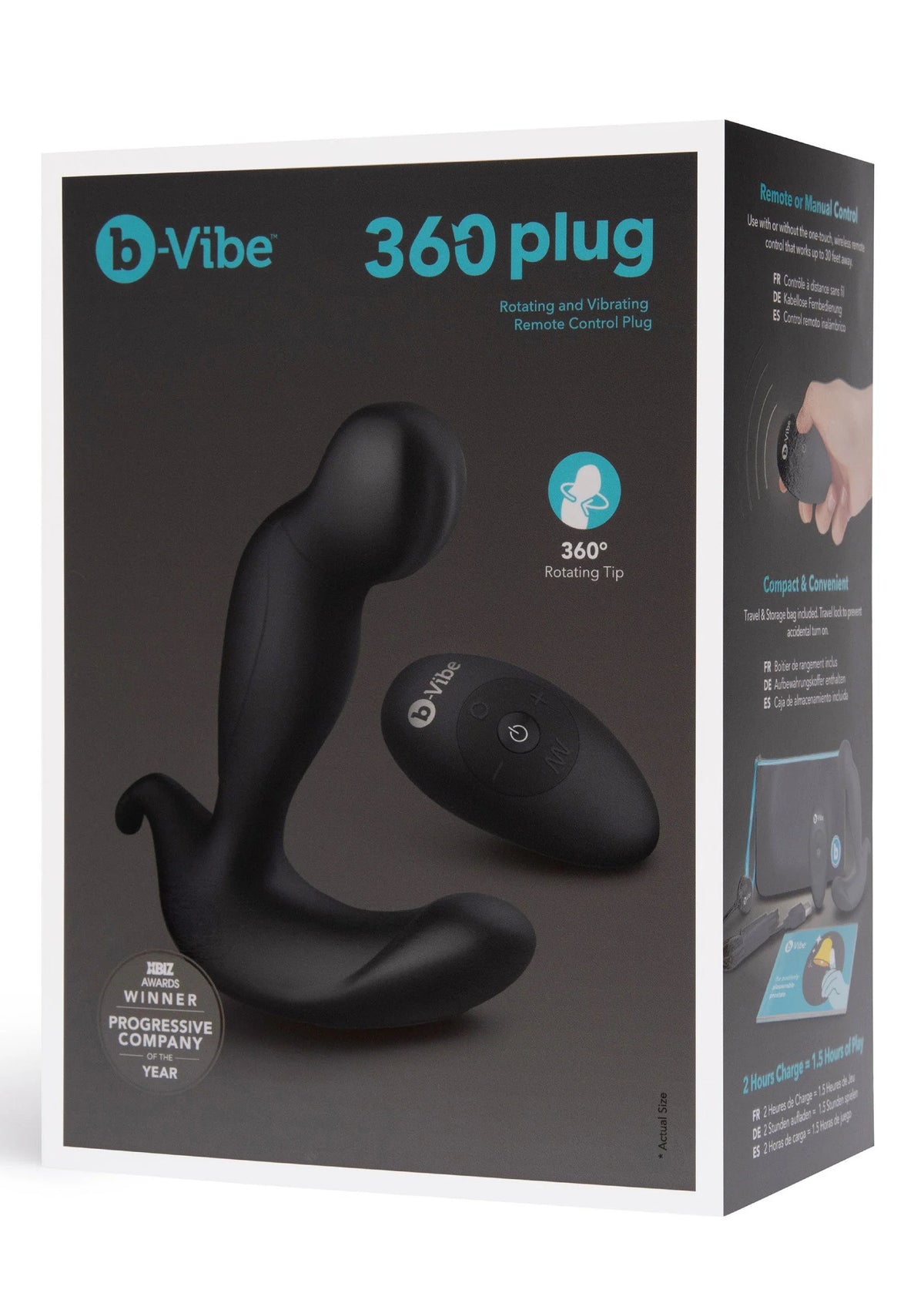 Bestel: 360 Plug by B - Vibe - bij Happytoys: de erotische sex webshop | liever Happy dan Easy ⭐⭐⭐⭐⭐