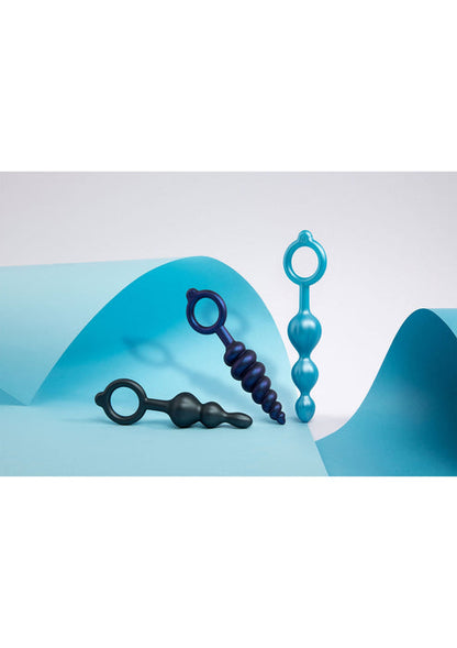 Bestel: Beaded Butties Bundle Butplug anal Trainer set by B - Vibe - bij Happytoys: de erotische sex webshop | liever Happy dan Easy ⭐⭐⭐⭐⭐