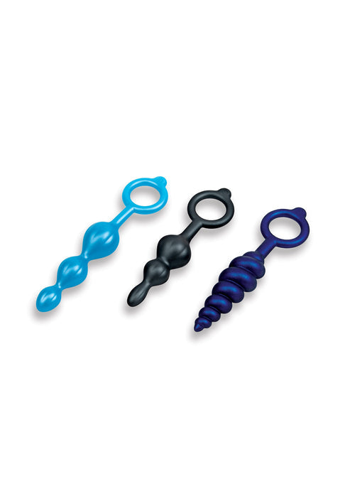 Bestel: Beaded Butties Bundle Butplug anal Trainer set by B - Vibe - bij Happytoys: de erotische sex webshop | liever Happy dan Easy ⭐⭐⭐⭐⭐